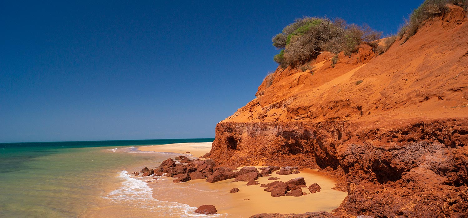 Colours of Cape Peron beach at Shark Bay